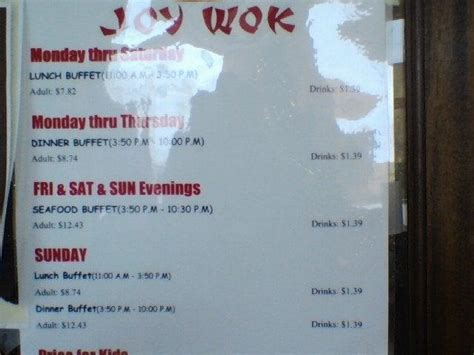 joy wok liberty mo prices.